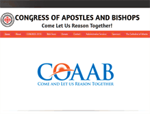 Tablet Screenshot of coaab.org